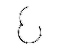 Ringe I Piercing Clicker I Or blanc véritable 585 I Diamètre 6 mm I 44001-6 I Intime Helix Septum Moderne Extravagant I, dorée