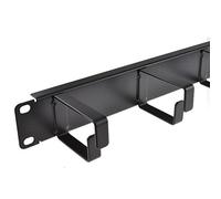 Ringed câble Gestion Barre 1U avec 5 Métal Rings Données Schrank 19 inch Rack [1U with 5 Metal Rings]