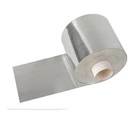 RINGGLO Feuille D'étain Haute Pureté De 1 M, Feuille D'étain,Bande D'étain, Bobine D'étain,Plaque D'étain, Peau D'étain Sn ≥ 99,99% pour Les Expériences De Recherche Scientifique,0.3x100mm