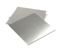 RINGGLO Feuille d'étain, Plaque d'étain de Haute pureté, 1X100X100 MM, 1 pièce Sn≥99,99% pour Les expériences de Recherche Scientifique,0.05mm