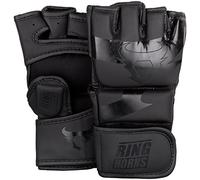 Gants de MMA Ringhorns Charger-M-Noir-M--M-Noir--------------Noir- Noir