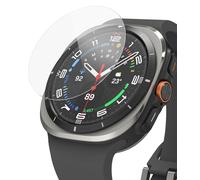 Ringke [4 Pack Verre Trempé Compatible avec Samsung Galaxy Watch Ultra 47mm [Tempered Glass] Qualité HD Protecteur d'écran Taille Exacte Transparent Anti-Rayures 9H Dureté - R10