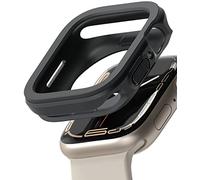 Ringke [Air Sports] Coque Compatible avec Apple Watch 9/8 / 7 41mm, Apple Watch 4/5 / 6 / SE / SE2 / SE3 40mm Étui Souple TPU Protecteur Anti-Rayures Montre Connectée - Dark Gray
