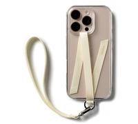 Ringke Band Strap D Ring Hand Hook Dragonne Téléphones Portable Phone Loop Support Doigt Poignet Accessoire Cordon Grip Holder Sangle Strap - Butter Yellow