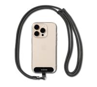Ringke Holder Link Flow Shoulder Strap [Y-Type] Cordon Bandoulière Sangle de Cou Téléphone Portable Sans Enchevêtrement Accessoires pour Smartphone - Calm Black