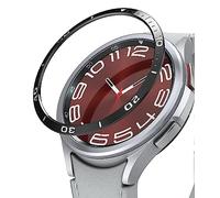 Ringke Bezel Styling Compatible avec Coque Samsung Galaxy Watch 6 Classic 47mm Accessoire Étui Protection Stainless Steel Acier Inoxydable Anti-Rayures Résistant aux Rayures - 47-02 (St) Black
