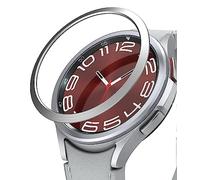 Ringke Bezel Styling Compatible avec Coque Samsung Galaxy Watch 6 Classic 47mm Accessoire Étui Protection Stainless Steel Acier Inoxydable Anti-Rayures Résistant aux Rayures - 47-04 (St) Silver