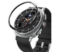 Ringke Bezel Styling Compatible avec Coque Samsung Galaxy Watch 8 Classic 46mm Accessoire Étui Protection Stainless Steel Acier Inoxydable Anti-Rayures Résistant aux Rayures - 46-02 (ST) Black
