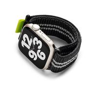 Ringke Bracelet Compatible avec Apple Watch 42mm (11/10), 41mm (9/8/7), 40mm (SE 3/2/1) [Sports Air Loop] Bande De Remplacement Nylon Souple - Black