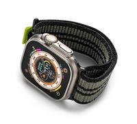 Ringke Bracelet Compatible avec Apple Watch 49mm (Ultra 3/2/1), 46mm (11/10), 45mm (9/8/7), 44mm (SE 3/2/1) [Sports Air Loop] Bande De Remplacement Nylon Souple - Burnt Olive