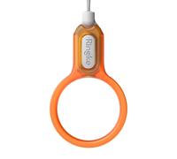 Ringke Buckle Finger Ring Sangle de Doigt Support de Poignée Couleur Translucide Polycarbonate Bague de Doigt Accessoires pour Téléphone - Neon Orange