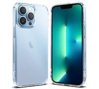 Ringke Compatible avec Coque iPhone 13 Pro Max Anti-Empreintes Digitales [Fusion Matte] Translucide Solide Rigide Polycarbonate Back TPU Souple Bumper Étui Antichoc Protection - Matte Clear