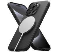 Ringke Compatible avec Coque iPhone 15 Pro [Onyx] Magnétique Antidérapant Antichoc Protection Robuste Flexible Ultra Fine TPU Souple Durable Étui - Black Magnetic