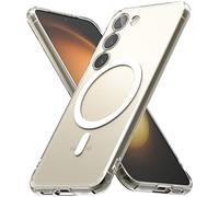 Ringke Compatible avec Coque Magnétique Samsung Galaxy S23 5G [Fusion Magnetic] Translucide Rigide Back TPU Souple Bumper Étui Antichoc de Protection Anti-Empreintes Digitales - Matte Clear