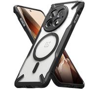Ringke Compatible avec Coque OnePlus 13 5G [Fusion-X Magnetic] Magnétique Antichoc Protection Militaire Défense Résistant aux Rayures Polycarbonate Rigide TPU Bumper - Black