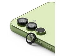 Ringke Compatible avec Protection Camera Samsung Galaxy A54 5G Camera Lens Frame Glass Protection Objectif Couvercle en Verre Cadre en Aluminium, Résistant aux Rayures - Black