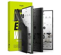 Ringke Compatible avec Samsung Galaxy S23 Ultra 5G Protecteur d'écran Anti Espion [Privacy Dual Easy Wing Film] Technologie de Type d'aile Application Facile Fonction de Dépoussiérage