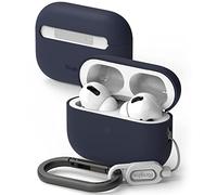 Ringke Coque Compatible avec AirPods Pro 2 (2022) - Étui Silicone Douce Coloré À la Mode, Bumper Ultra Mince Fine Souple Légère - Midnight Blue