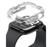 Ringke Coque Compatible avec Apple Watch Serie 10 42mm [Fusion Bumper] Transparente Solide Rigide Bumper Antichoc Protection pour Apple Watch Serie 10 42mm Case Accessoires - White