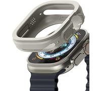 Ringke Coque Compatible avec Apple Watch Ultra 3/2 / 1 49mm Air Sports Étui Souple TPU Protecteur Anti-Rayures pour Montre Connectée Apple Watch Ultra 49mm - Warm Gray
