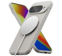 Ringke Coque Compatible avec Google Pixel 10 [Onyx Magnetic] Magnétique Antichoc Protection Flexible Ultra Fine Souple Bumper Durable Étui pour Coque Pixel 10 Case Accessoires - Warm Gray