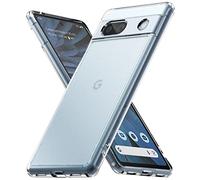 Ringke Coque Compatible avec Google Pixel 7a [Fusion Matte] Translucide Solide Rigide Polycarbonate Back TPU Bumper Étui Antichoc Protection [Anti-Empreintes Digitales] - Matte Clear