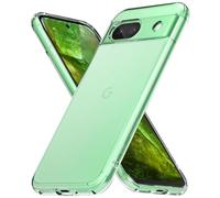 Ringke Coque Compatible avec Google Pixel 8a [Fusion Matte] Translucide Solide Rigide Polycarbonate Back TPU Bumper Étui Antichoc Protection [Anti-Empreintes Digitales] - Matte Clear