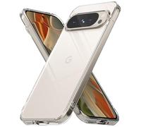 Ringke Coque Compatible avec Google Pixel 9 Pro XL [Fusion] Transparente Clear Ultra Fine Solide Rigide Back Souple Bumper Étui Antichoc Protection Coque Pixel 9 Pro XL Case Accessoires - Clear