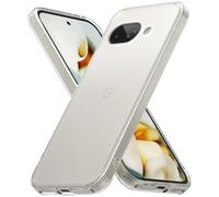 Ringke Coque Compatible avec Google Pixel 9a Case Accessoires [Fusion Matte] Translucide Ultra Fine Solide Rigide Back Souple Bumper Antichoc Protection Étui - Matte Clear