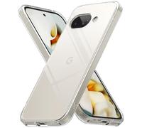 Ringke Coque Compatible avec Google Pixel 9a Case Accessoires [Fusion] Transparente Clear Ultra Fine Solide Rigide Back Souple Bumper Antichoc Protection Étui - Clear