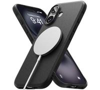 Ringke Coque Compatible avec iPhone 16 [Onyx Magnetic] Magnétique Antidérapant Antichoc Protection Flexible Ultra Fine Souple Bumper Durable Étui iPhone 16 Case Accessoires - Black