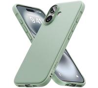 Ringke Coque Compatible avec iPhone 16 Plus [Onyx] Antichoc Protection Antidérapant Flexible Ultra Fine TPU Souple Bumper Durable Étui iPhone 16 Plus Case Accessoires - Mint