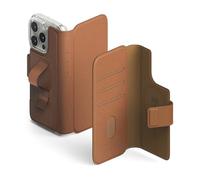 Ringke Coque Compatible avec iPhone 16 Pro Max / 16 Plus Case Accessoires [Folio Wallet Magnetic] Porte Carte Magnétique Portefeuille Téléphone Pochette Cartes Compatible avec Coque MagSafe - Brown