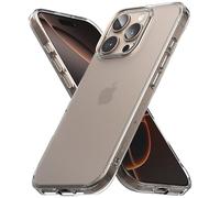 Ringke Coque Compatible avec iPhone 16 Pro Max [Fusion Matte] Translucide Ultra Fine Solide Rigide Back Souple Bumper Antichoc Protection Étui iPhone 16 Pro Max Case Accessoires - Matte Clear