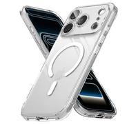 Ringke Coque Compatible avec iPhone 17 Pro Max Case Accessoires [Fusion Magnetic] Magnétique Transparente Ultra Fine Solide Rigide Back Souple Bumper Étui Trou de Sangle Bandoulière - Magnetic Clear