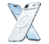 Ringke Coque Compatible avec iPhone Air Case Accessoires [Fusion Magnetic] Magnétique Transparente Clear Ultra Fine Solide Rigide Back Souple Bumper Antichoc Protection Étui - Magnetic Clear