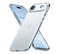 Ringke Coque Compatible avec iPhone Air Case Accessoires [Fusion Matte] Translucide Ultra Fine Solide Rigide Back Souple Bumper Antichoc Protection Étui Trou Sangle Bandoulière - Matte Clear