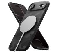 Ringke Coque Compatible avec iPhone Air Case Accessoires [Onyx Magnetic] Magnétique Antidérapant Flexible Ultra Fine Bumper Durable Étui Trou de Sangle Bandoulière - Magnetic Camo Black