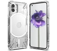 Ringke Coque Compatible avec Nothing Phone (1) [Fusion-X] Transparent Antichoc Protection [Militaire Défense] Résistant aux Rayures Polycarbonate Rigide TPU Bumper Coque Nothing Phone (1) - Clear