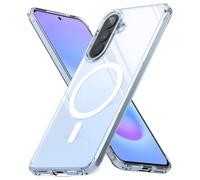 Ringke Coque Compatible avec Samsung Galaxy A57 [Fusion Magnetic] Magnétique Transparente Ultra Fine Rigide Back Souple Bumper Étui Antichoc Protection Coque Galaxy A57 Case Accessoires