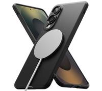 Ringke Coque Compatible avec Samsung Galaxy S25 Edge Case Accessoires [Onyx Magnetic] Magnétique Antidérapant Antichoc Protection Flexible Ultra Fine Souple Bumper Durable Étui - Magnetic Black