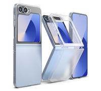 Ringke Coque Compatible avec Samsung Galaxy Z Flip 6 / Z Flip 7 FE Étui Case Accessoires [Slim] 1.3mm Ultra Fine Thin Étui Résistant aux Rayures Solide Rigide Protection - Matte Clear