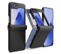 Ringke Coque Compatible avec Samsung Galaxy Z Flip 6 / Z Flip 7 FE Étui Case Accessoires [Slim Hinge] 1.3mm Ultra Fine Thin Noir Protection Charnière Résistant aux Rayures - Black