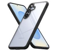Ringke Coque Compatible avec Samsung S25 [Fusion Bold] Anti-Jaunissement Transparente Ultra Fine Rigide Back Souple Bumper Antichoc Protection Étui Galaxy S25 Case Accessoires - Black
