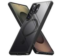 Ringke Coque Compatible avec Samsung S25 Ultra [Fusion Bold Magnetic] Magnétique Anti-Jaunissement Ultra Fine Rigide Back Souple Bumper Antichoc Protection Étui Galaxy S25 Ultra Case Accessoires