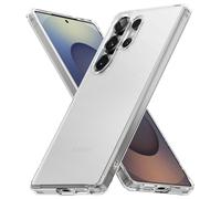 Ringke Coque Compatible avec Samsung S25 Ultra [Fusion Matte] Translucide Ultra Fine Solide Rigide Back Souple Bumper Antichoc Protection Étui Galaxy S25 Ultra Case Accessoires - Matte Clear