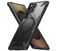Ringke Coque Compatible avec Samsung S25 Ultra [Fusion-X Magnetic] Magnétique Antichoc Protection Militaire Défense Résistant aux Rayures Rigide Back TPU Bumper Étui Galaxy S25 Ultra Case Accessoires