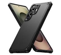 Ringke Coque Compatible avec Samsung S25 Ultra [Rugged Gear] Antichoc Protection Antidérapant Flexible Ultra Fine TPU Souple Bumper Durable Étui Galaxy S25 Ultra Case Accessoires - Black