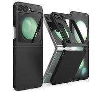 Ringke Coque Compatible avec Samsung Z Flip 5 5G (2023) [Slim] Noir Étui Résistant aux Rayures Polycarbonate Solide Rigide pour Coque Galaxy Z Flip 5 - Black