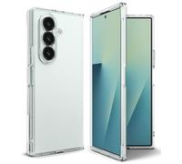 Ringke Coque Compatible avec Samsung Z Fold 7 [Fusion] Transparente Clear Ultra Fine Solide Rigide Back Souple Bumper Antichoc Protection Étui Galaxy Z Fold 7 Case Accessoires - Clear